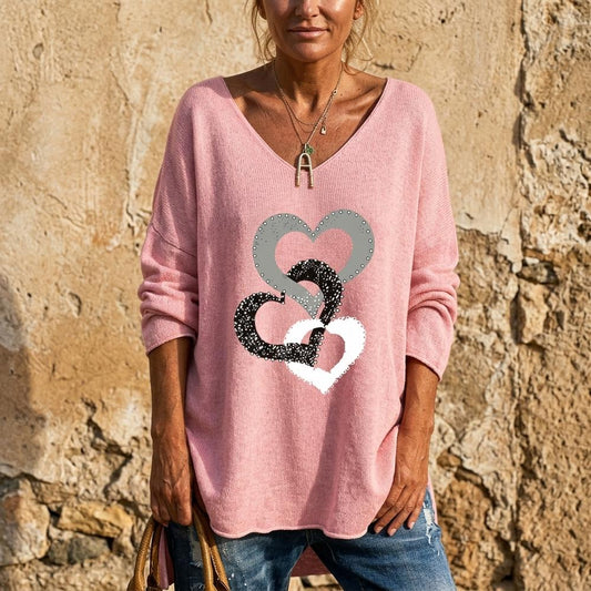 Marvis Mode - Zever | Verzierter Gestrickter Pullover Damen