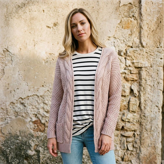 Marvis Mode - Kasol | Grobgestrickter Offener Cardigan Damen