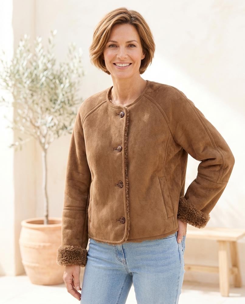 Marvis Mode - Kalen | Gefüttert Kurzgeschnitten Jacke Damen