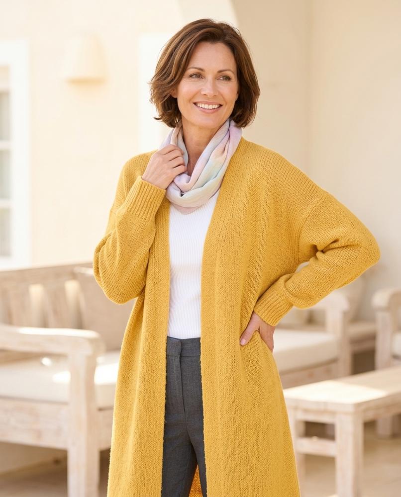 Marvis Mode - Lesen | Langer Gestrickter Cardigan Damen