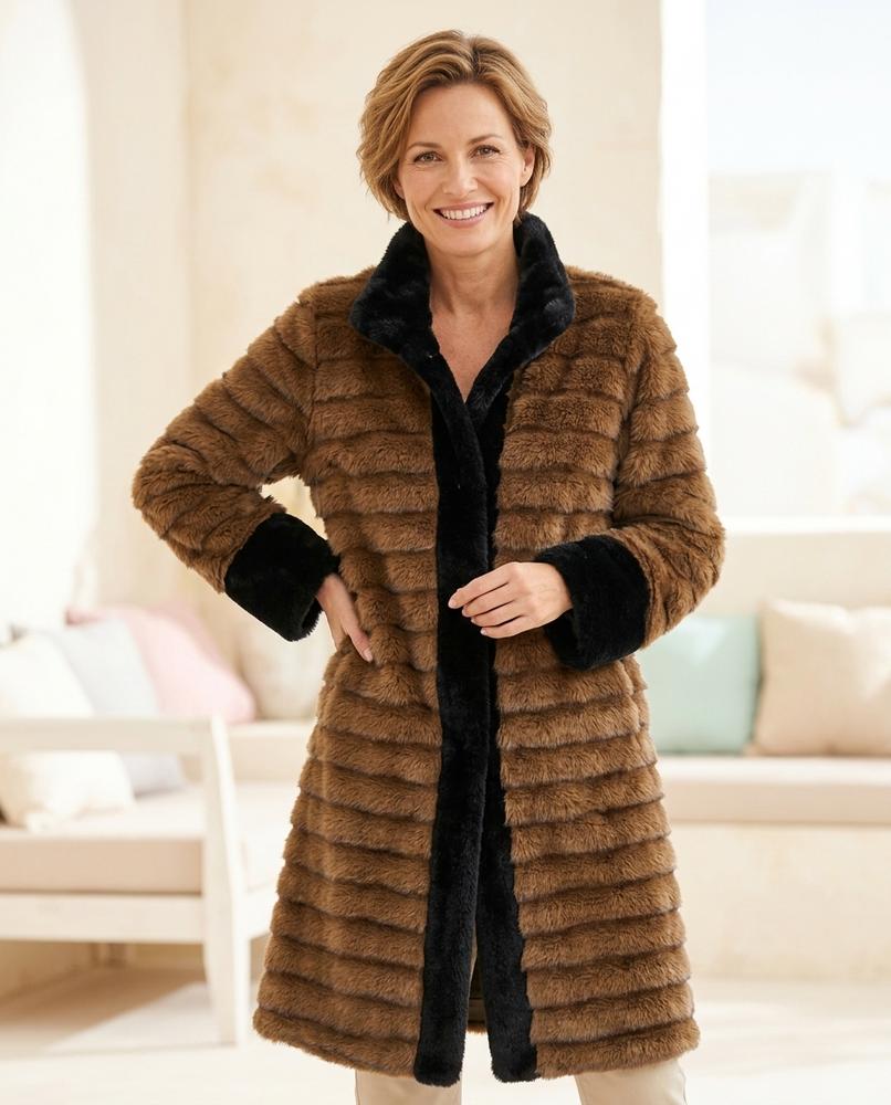 Marvis Mode - Colen | Segmentierter Gefütterter Mantel Damen