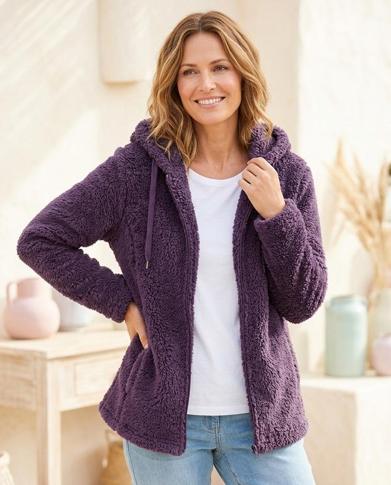 Marvis Mode - Lyrev | Gefüttert Plüschig Jacke Damen