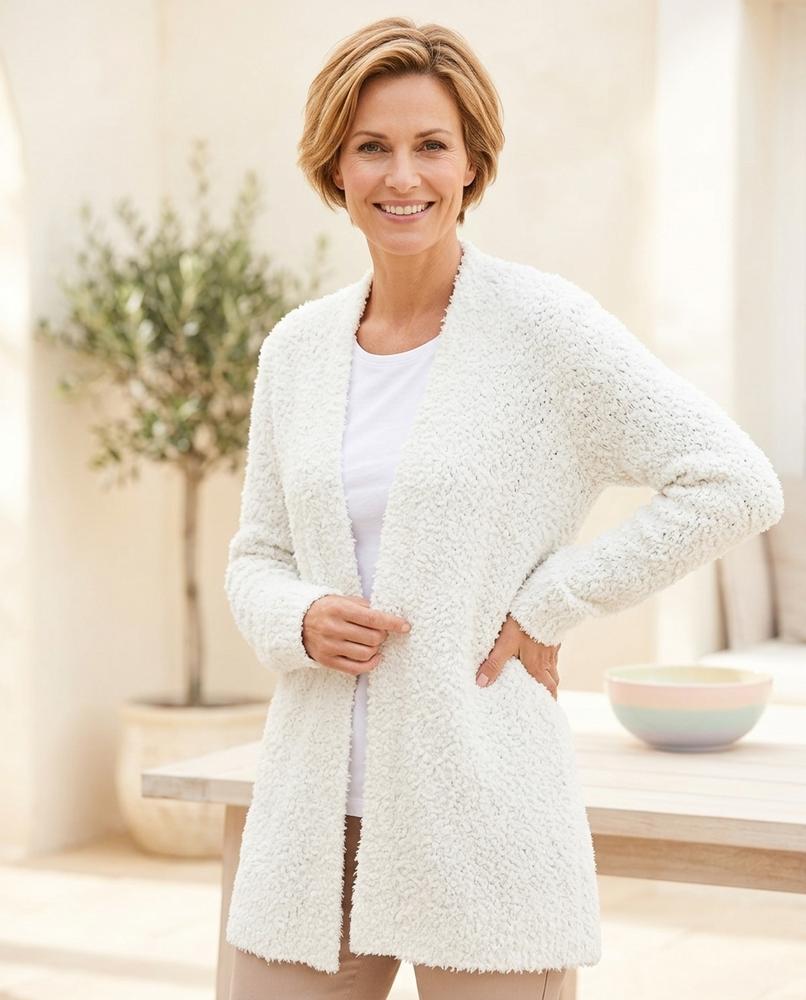Marvis Mode - Casel | Kapuzen Teddy Cardigan Damen
