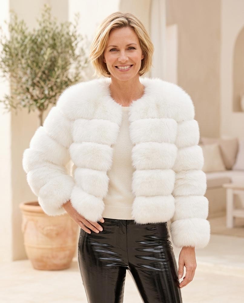 Marvis Mode - Zoton | Gestufte Voluminöse Jacke Damen