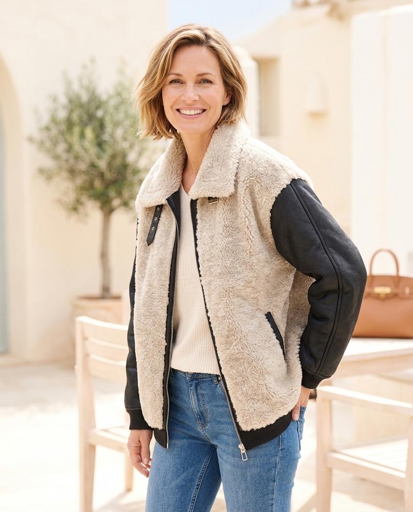 Marvis Mode - Vasov | Kombinierte Gefütterte Jacke Damen