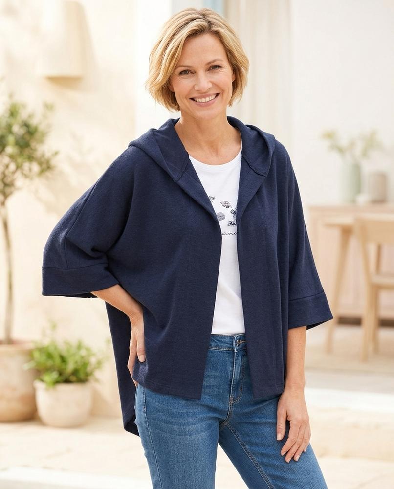 Marvis Mode - Cumuk | Asymmetrischer Offener Cardigan Damen