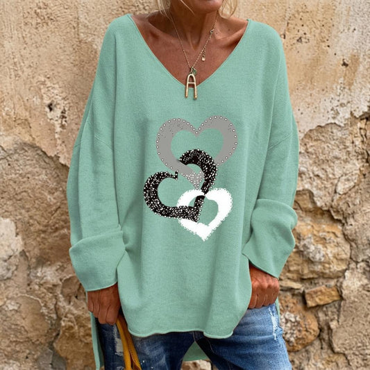 Marvis Mode - Zever | Verzierter Gestrickter Pullover Damen