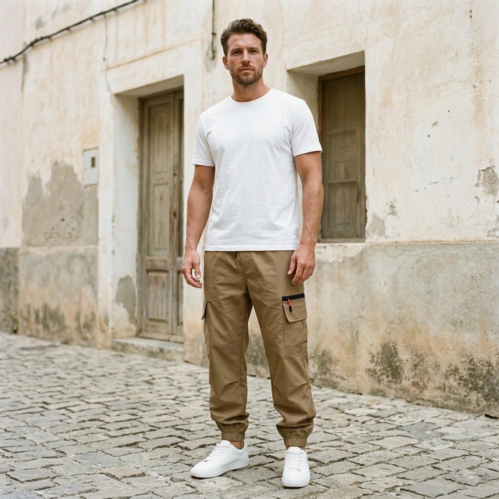 Marvis Mode - Mamir | Funktionale Gecuffte Hose Herren