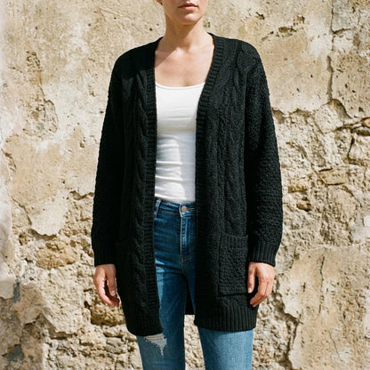 Marvis Mode - Kasol | Grobgestrickter Offener Cardigan Damen