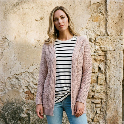 Marvis Mode - Kasol | Grobgestrickter Offener Cardigan Damen