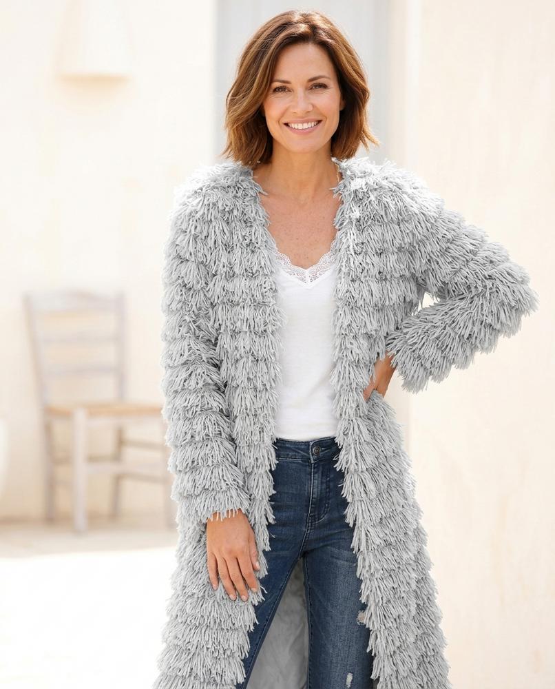 Marvis Mode - Arivaa | Gefranster Langer Cardigan Damen