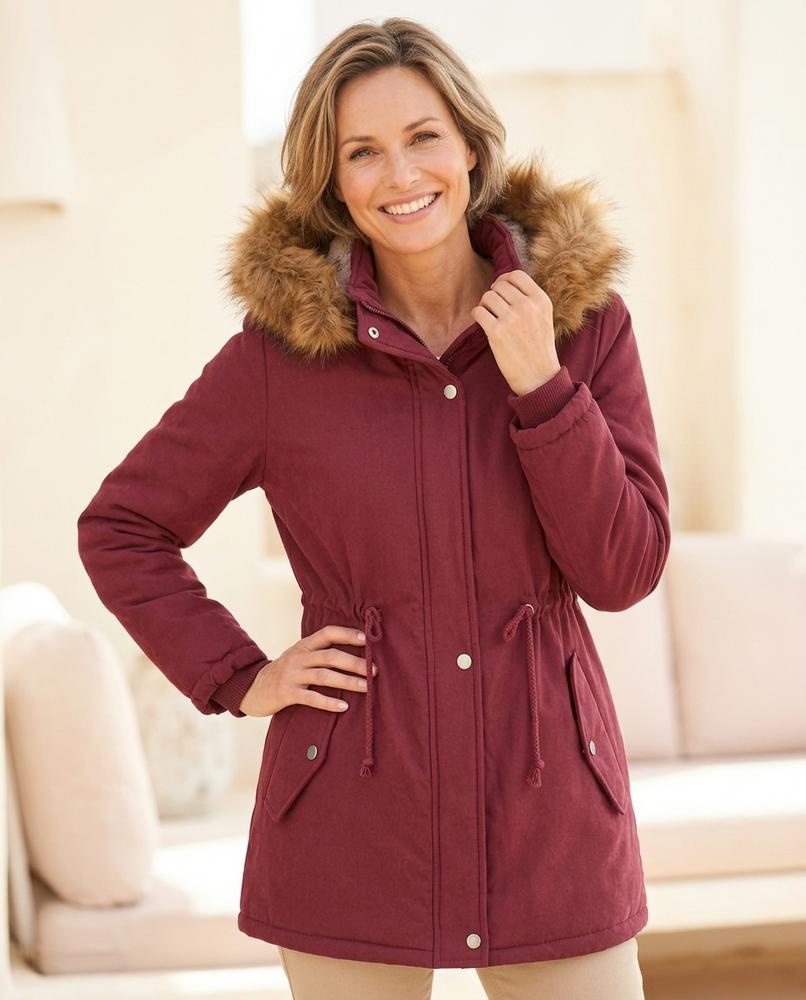 Marvis Mode - Vinav | Gefütterter Baumwoll Mantel Damen