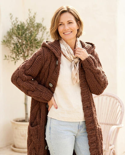 Marvis Mode - Sevin | Grobgestrickter Strick Cardigan Damen