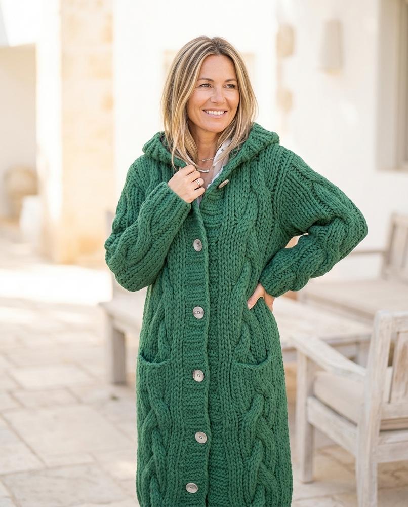 Marvis Mode - Sevin | Grobgestrickter Strick Cardigan Damen