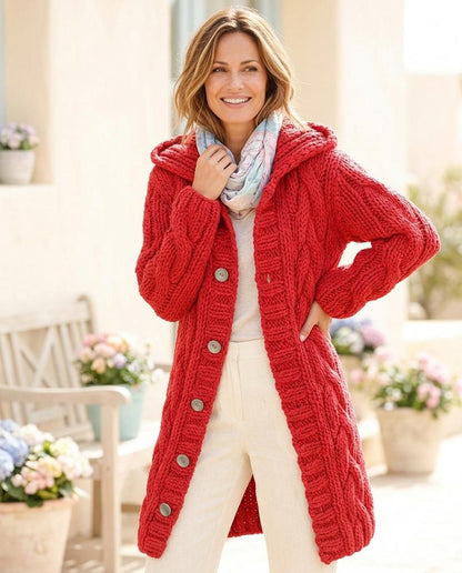 Marvis Mode - Sevin | Grobgestrickter Strick Cardigan Damen
