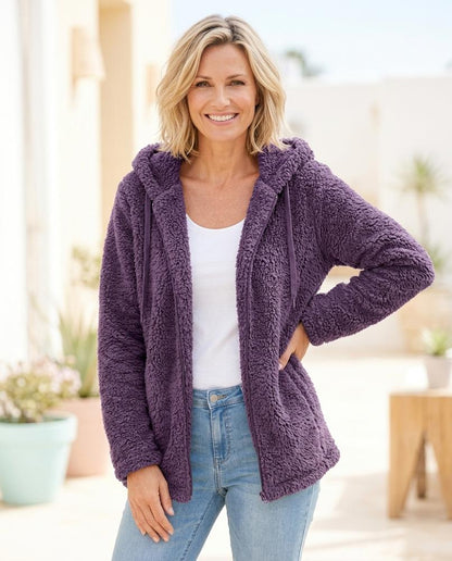 Marvis Mode - Allan | Plüschig Gefüttert Jacke Damen