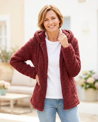 Marvis Mode - Allan | Plüschig Gefüttert Jacke Damen