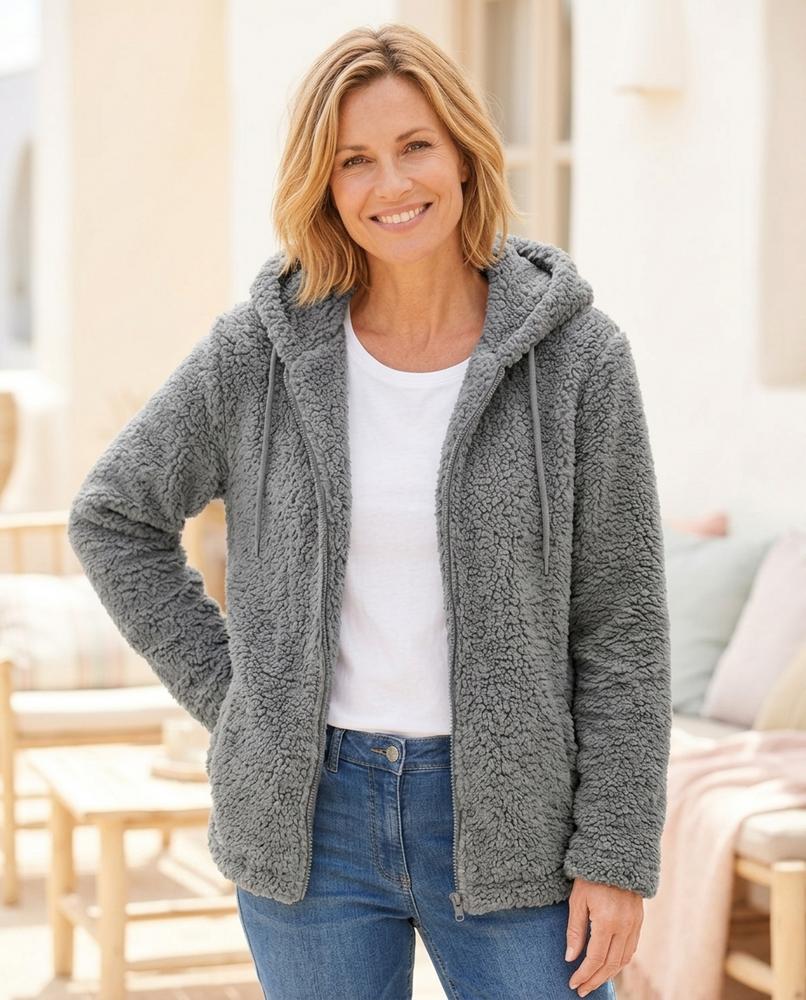 Marvis Mode - Allan | Plüschig Gefüttert Jacke Damen
