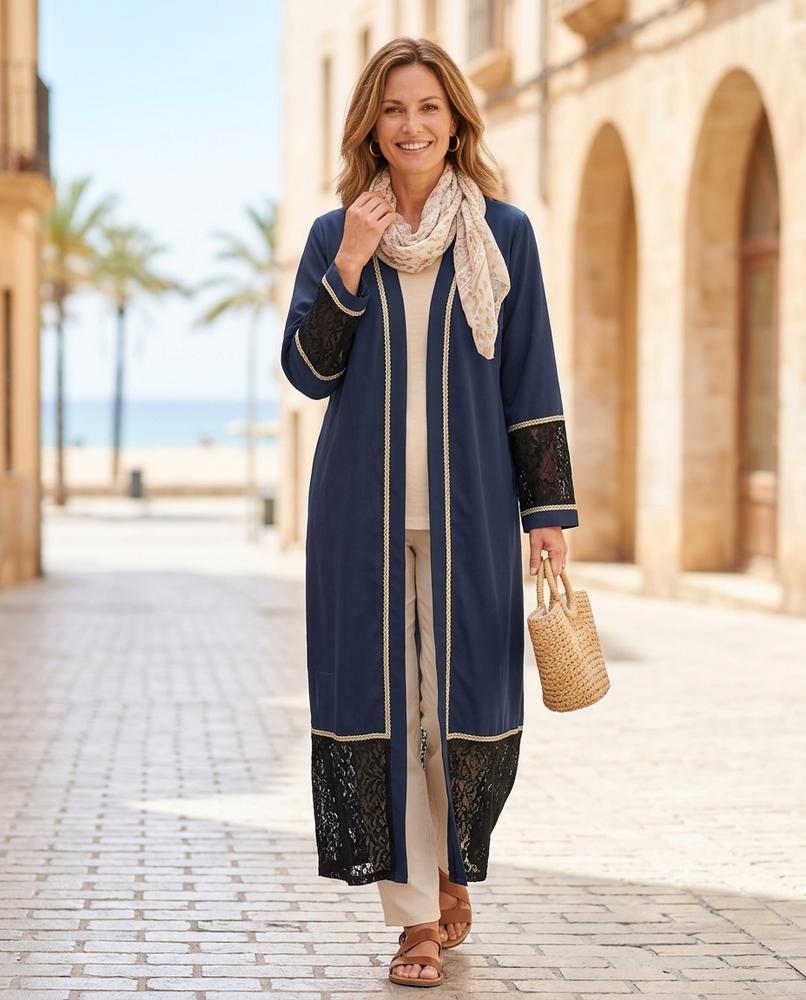 Marvis Mode - Tiven | Verziert Offen Cardigan Damen