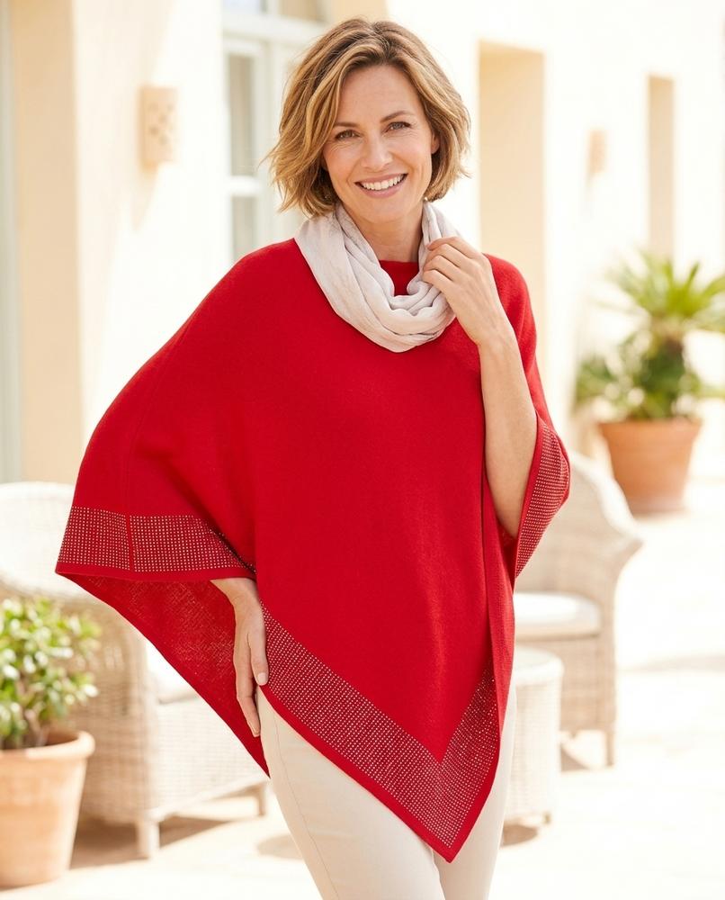 Marvis Mode - Ralev | Besetzter Strick Pullover Damen