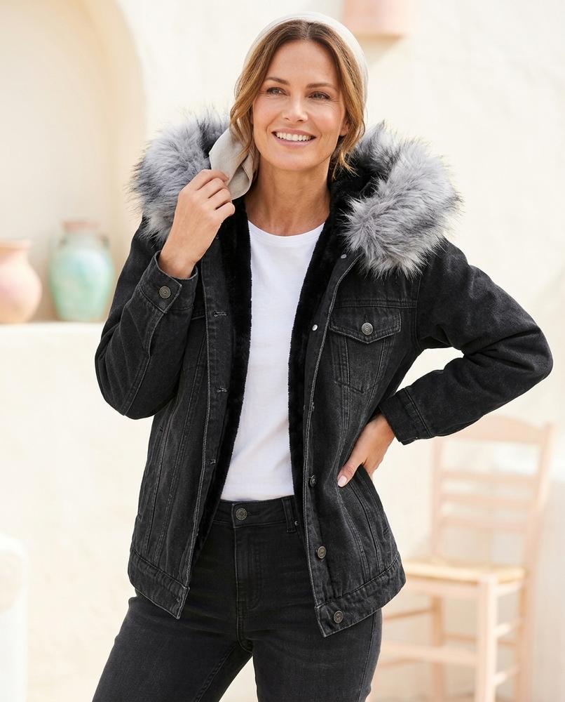 Marvis Mode - Vamin | Gefüttert Geknöpft Jacke Damen