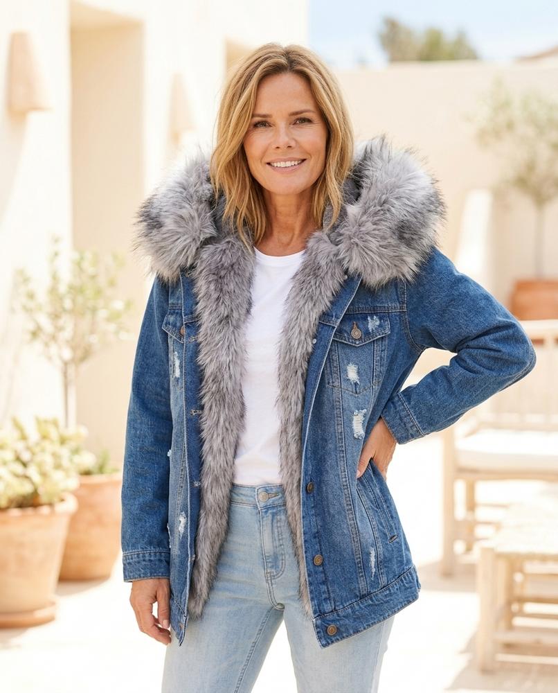 Marvis Mode - Vamin | Gefüttert Geknöpft Jacke Damen