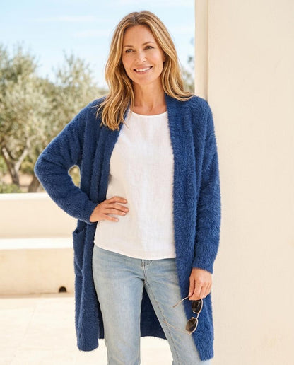 Marvis Mode - Loser | Flauschig Lang Cardigan Damen