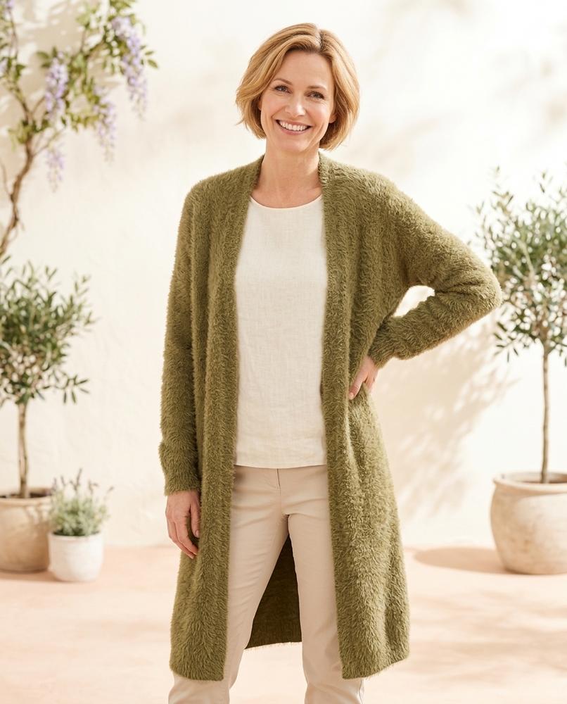 Marvis Mode - Loser | Flauschig Lang Cardigan Damen