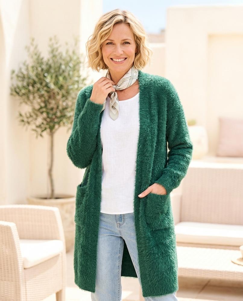 Marvis Mode - Loser | Flauschig Lang Cardigan Damen