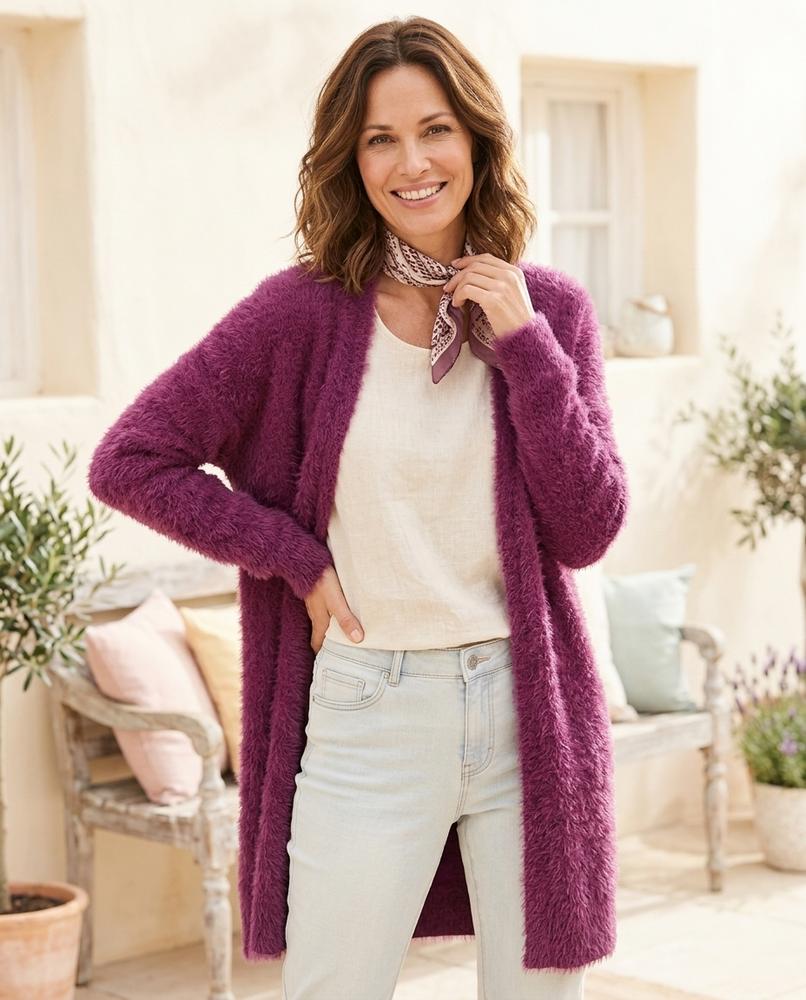 Marvis Mode - Loser | Flauschig Lang Cardigan Damen