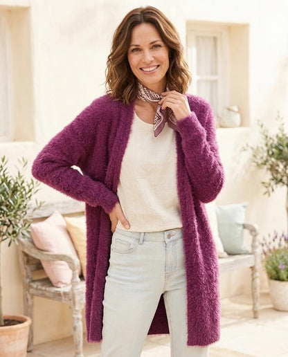 Marvis Mode - Loser | Flauschig Lang Cardigan Damen