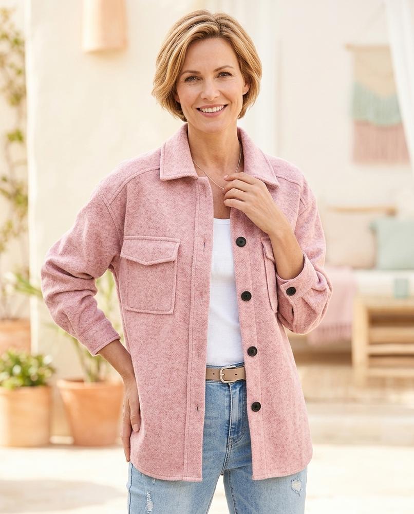 Marvis Mode - Mavan | Langärmlig Geknöpft Jacke Damen