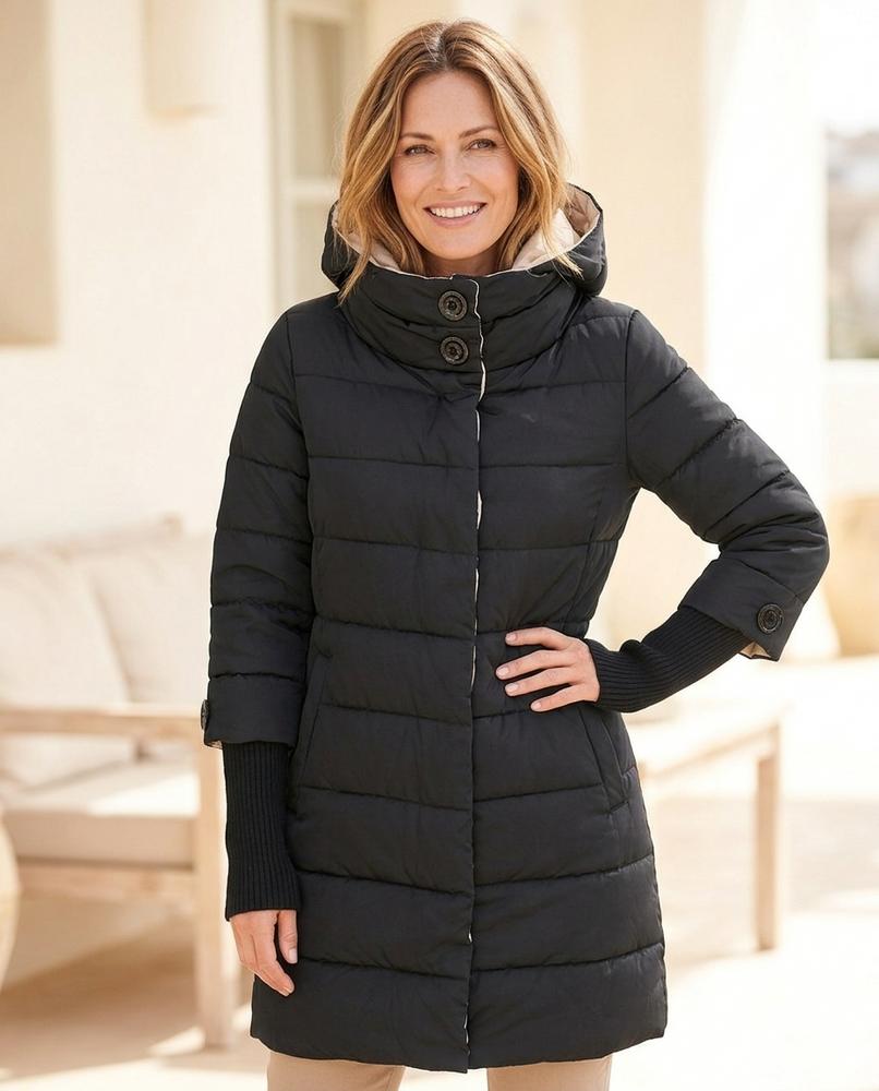 Marvis Mode - Nemar | Wattiert Tailliert Mantel Damen