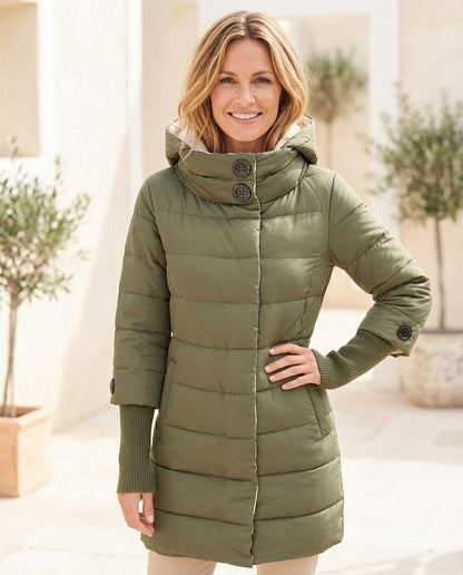 Marvis Mode - Nemar | Wattiert Tailliert Mantel Damen