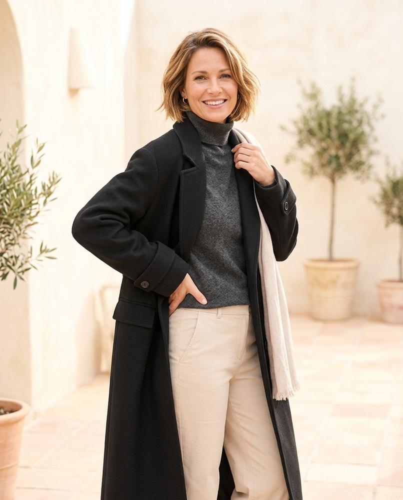 Marvis Mode - Ketal | Langer Oversized Mantel Damen