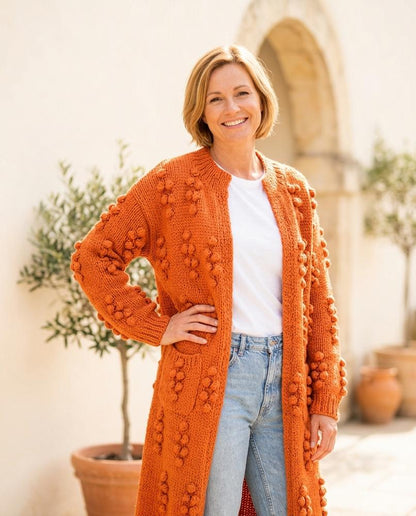 Marvis Mode - Rilan | Strukturiert Verschlusslos Cardigan Damen
