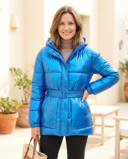 Marvis Mode - Noren | Wattierte Gegürtete Jacke Damen