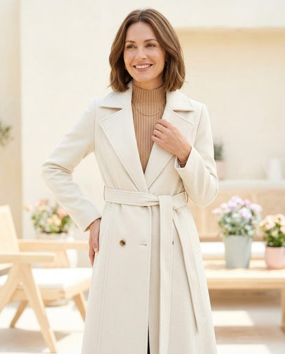 Marvis Mode - Catal | Taillierter Woll Mantel Damen