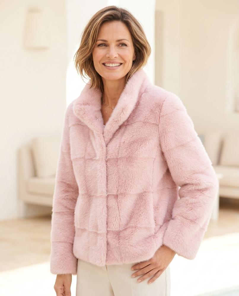 Marvis Mode - Nisan | Glänzend Hochgeschlossen Jacke Damen