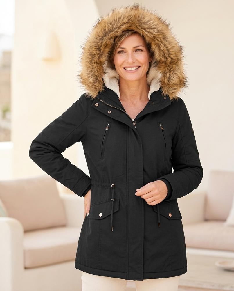 Marvis Mode - Keral | Gefütterter Taillierter Mantel Damen
