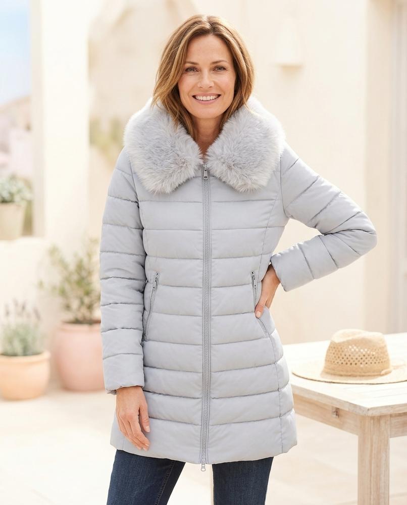Marvis Mode - Vedar | Gesteppter Gefütterter Mantel Damen