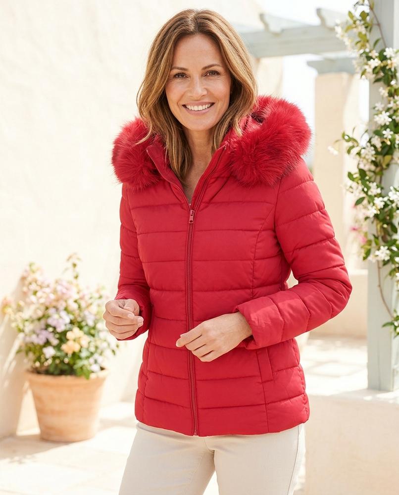 Marvis Mode - Vedar | Gesteppter Gefütterter Mantel Damen