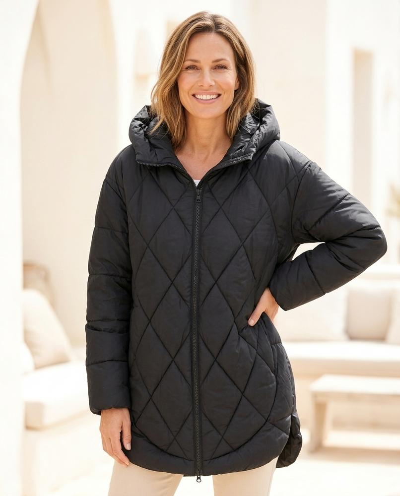 Marvis Mode - Yorel | Gesteppt Wattiert Mantel Damen