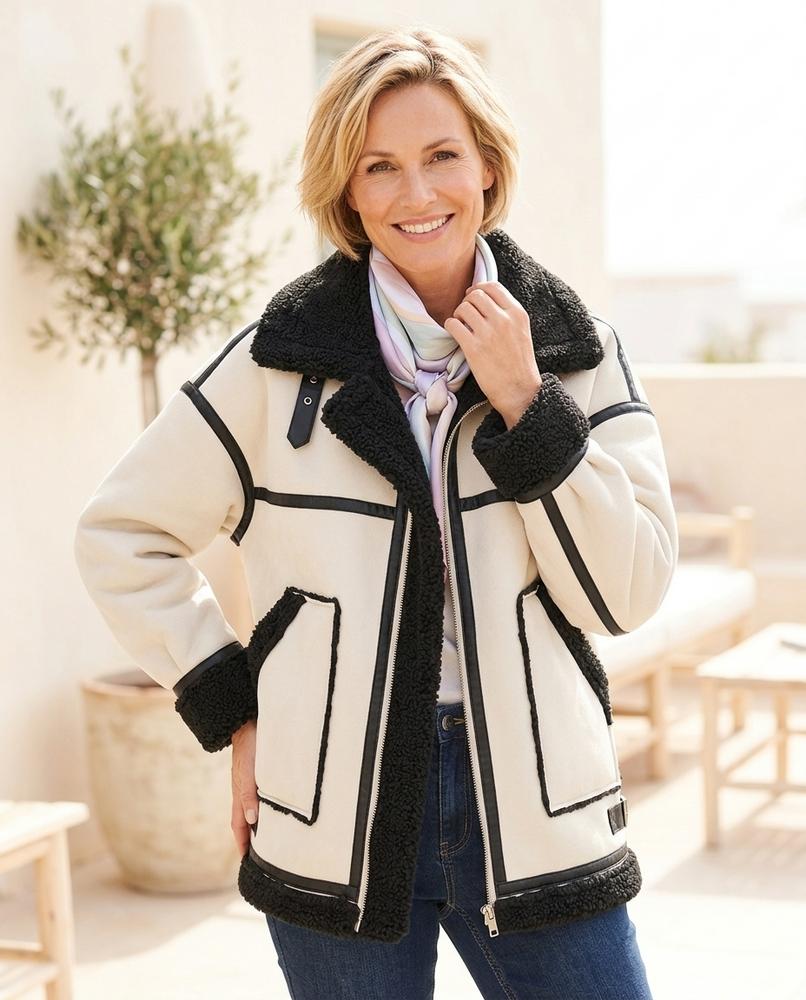 Marvis Mode - Saral | Warm Gefütterte Jacke Damen