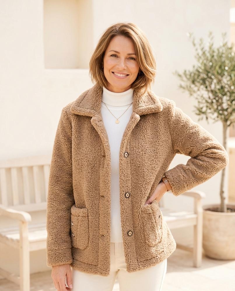 Marvis Mode - Canor | Gefütterte Texturierte Jacke Damen