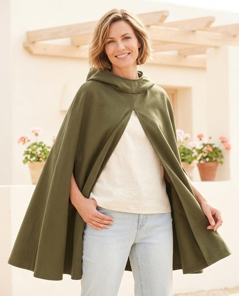 Marvis Mode - Maran | Ausgestellter Kapuzen Mantel Unisex