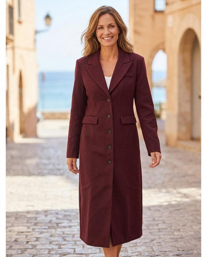 Marvis Mode - Sasel | Taillierter Woll Mantel Damen