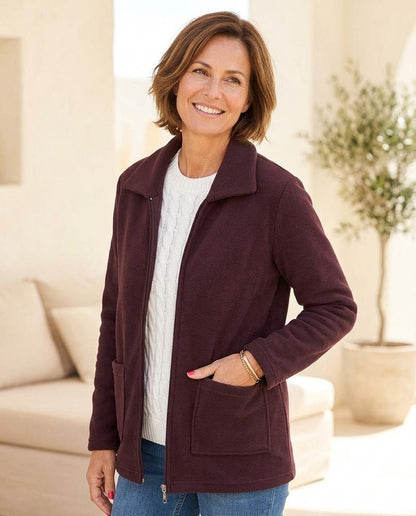 Marvis Mode - Zarel | Gerade Geschnittene Weiche Jacke Damen
