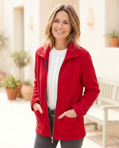 Marvis Mode - Zarel | Gerade Geschnittene Weiche Jacke Damen
