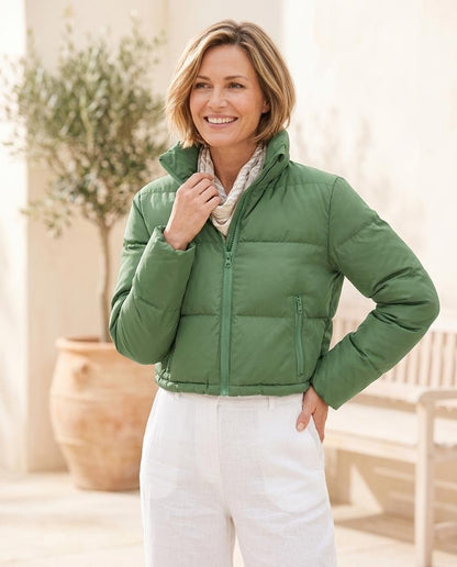 Marvis Mode - Nisol | Gefüttert Kurzgeschnitten Jacke Damen